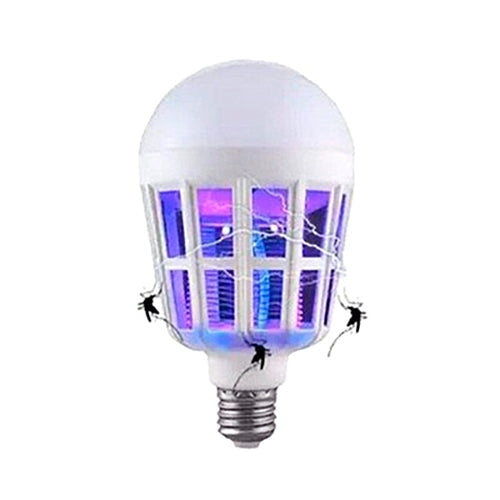 Lâmpada de LED com Armadilha Elétrica  MSO-Elimina Mosquitos e Insetos - Segurança para sua Familia