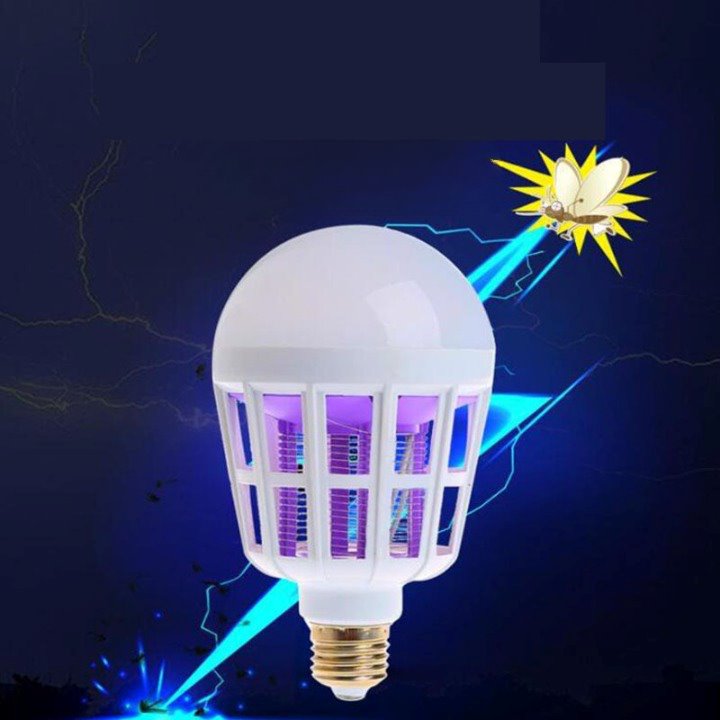Lâmpada de LED com Armadilha Elétrica  MSO-Elimina Mosquitos e Insetos - Segurança para sua Familia
